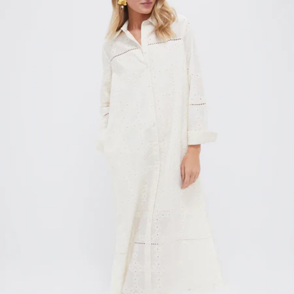 Pomander Place White Midi Dress